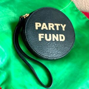 Lauren Conrad Party Fund Wristlet Black NWOT